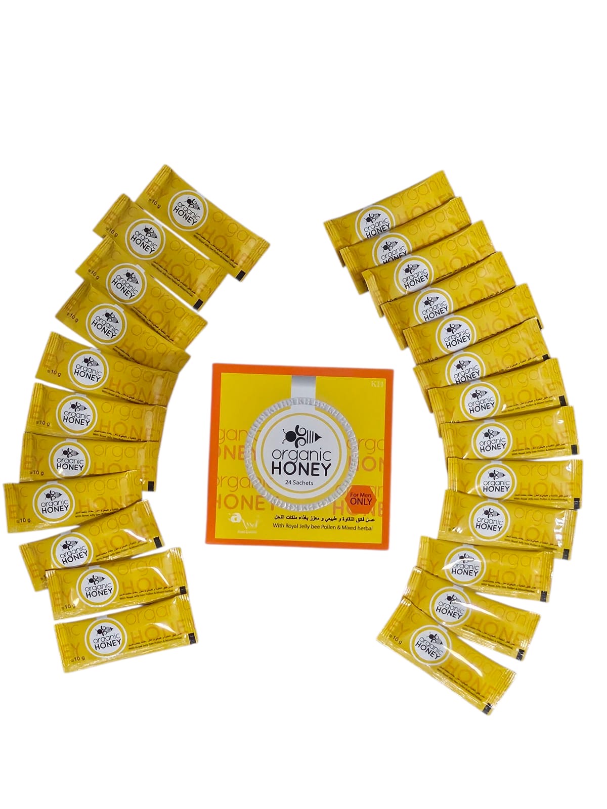 Organic Honey 24 sobres de 10gr
