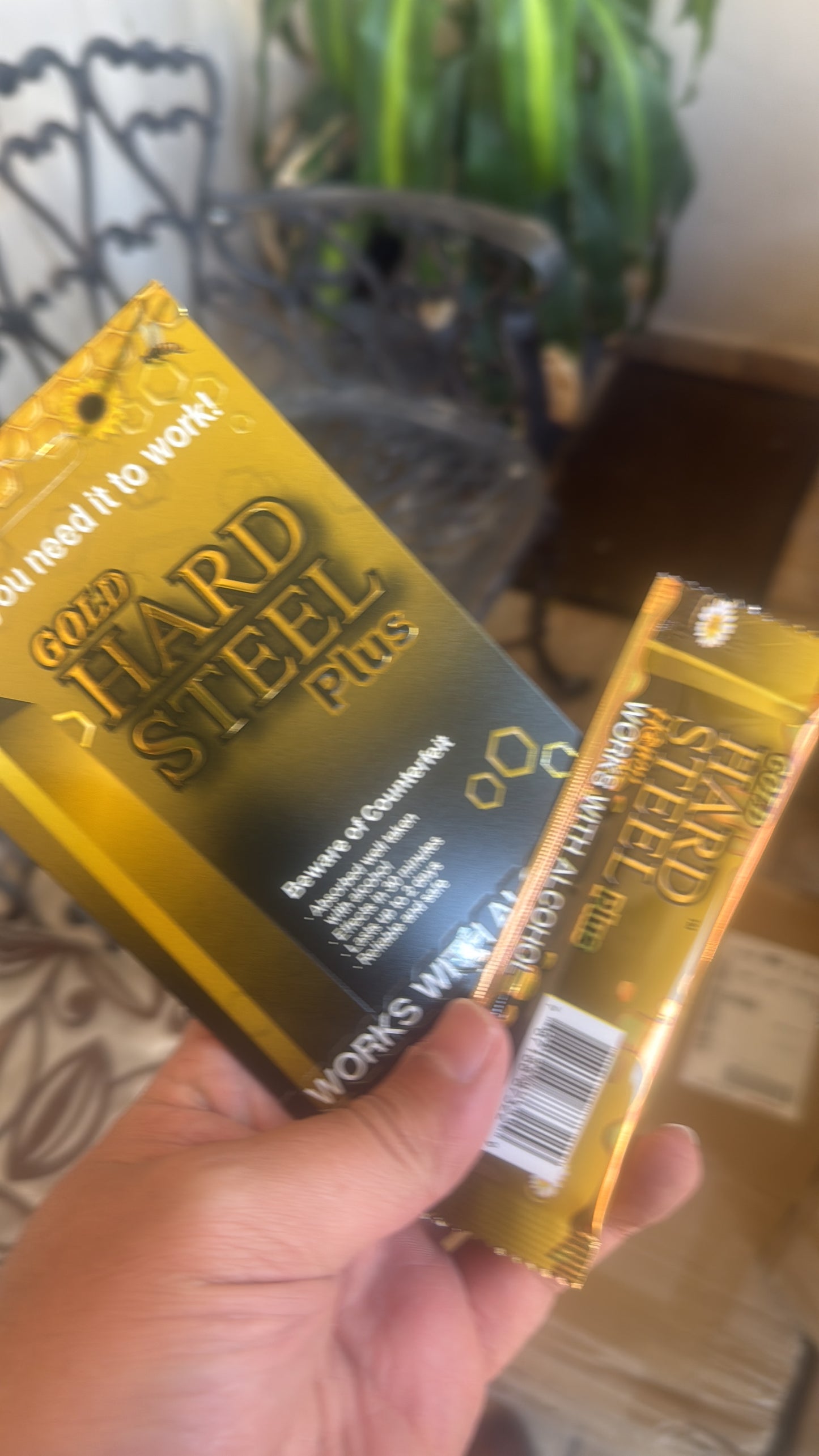 Hard steel gold Plus 24 sobres 20gr