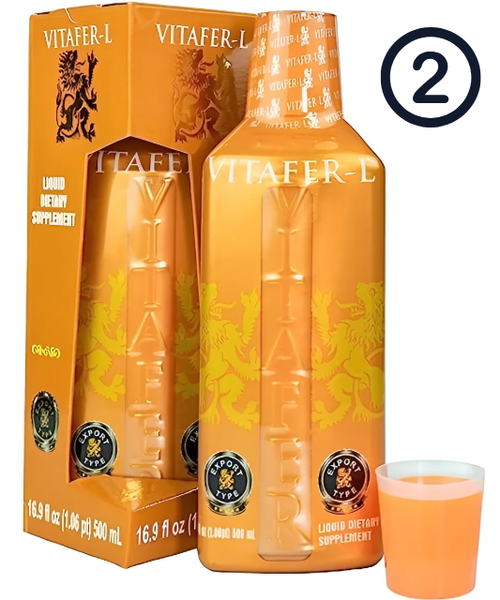 Duo pack 2 Botellas Vitafer 500 ml cada una