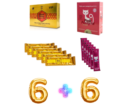 Combo 6 Sobres cat + 6 Sobres Royal