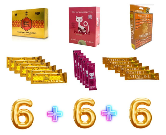 🔥 Mega Combo 18 Sobres: 6 Cat + 6 Vitafer + 6 Royal 🔥