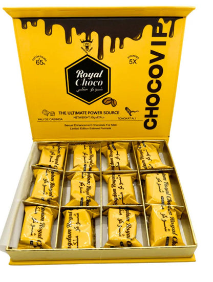 Chocolate Royal choco vip 12 pzas 10gr