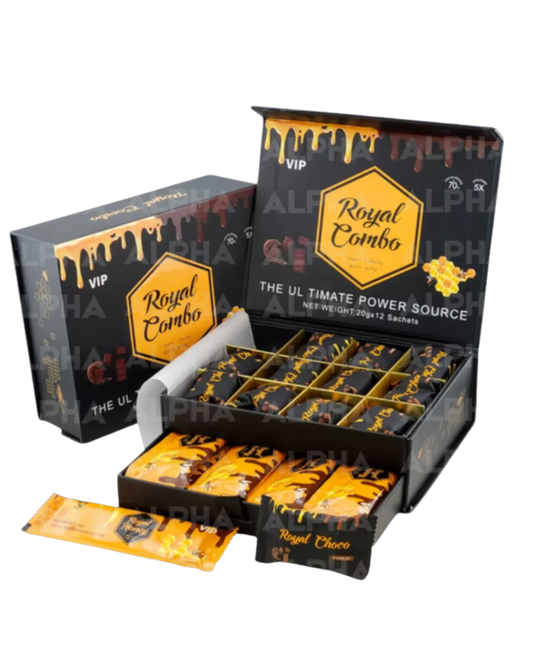 Combo 12 chocolates 10gr más 12 mieles 20gr