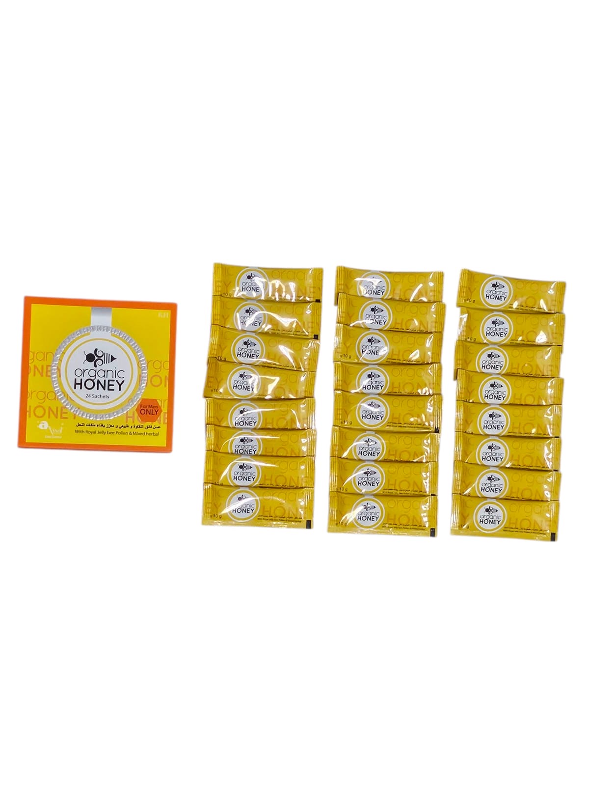 Organic Honey 24 sobres de 10gr