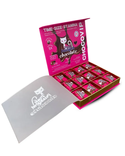 Chocolate para dama Pink Pussy 12 piezas