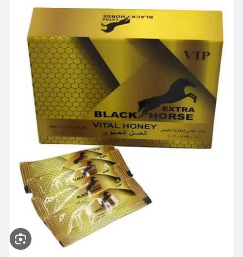 🐎🔥 Black Horse VIP – Caja Completa 48 Sobres de 10g